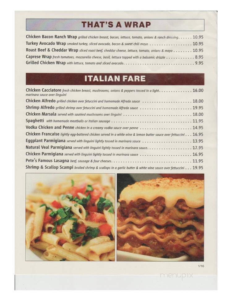 Black Horse Grille - Middletown, PA menu_pic