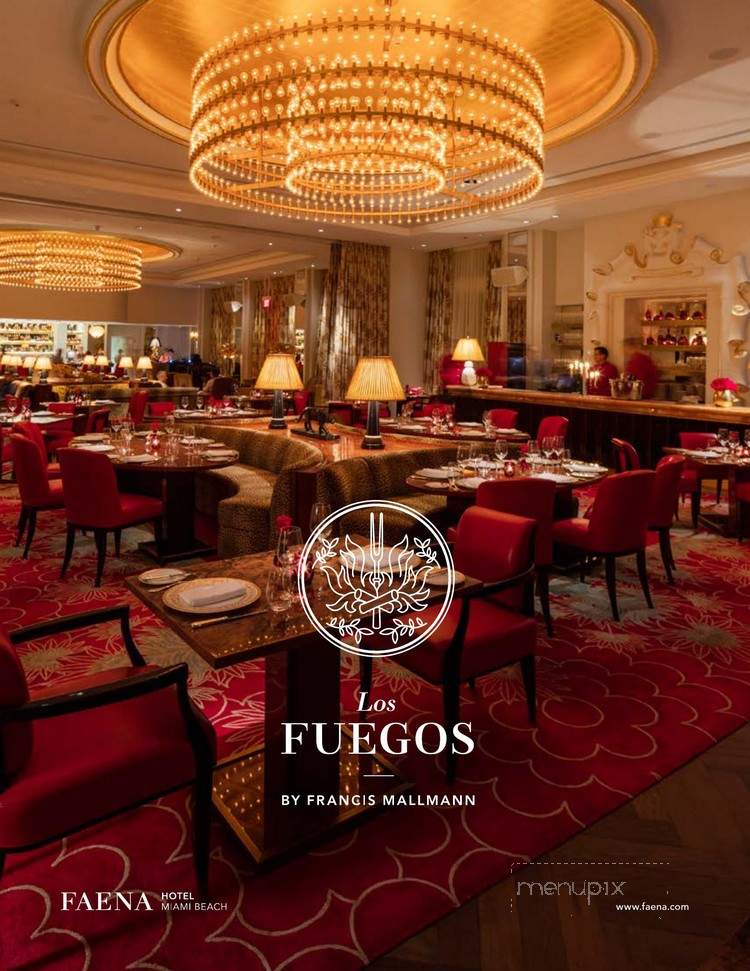 Los Fuegos by Francis Mallmann - Miami Beach, FL menu_pic