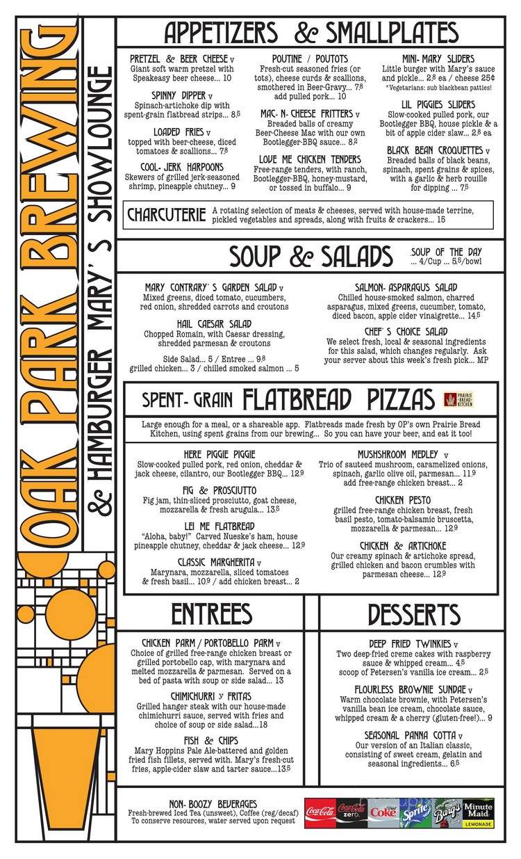 Hamburger Mary's - Oak Park, IL menu_pic
