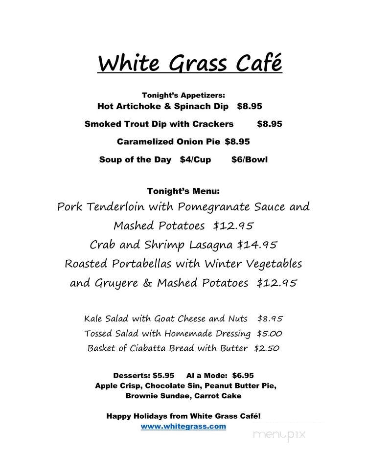 White Grass Cafe - Davis, WV
