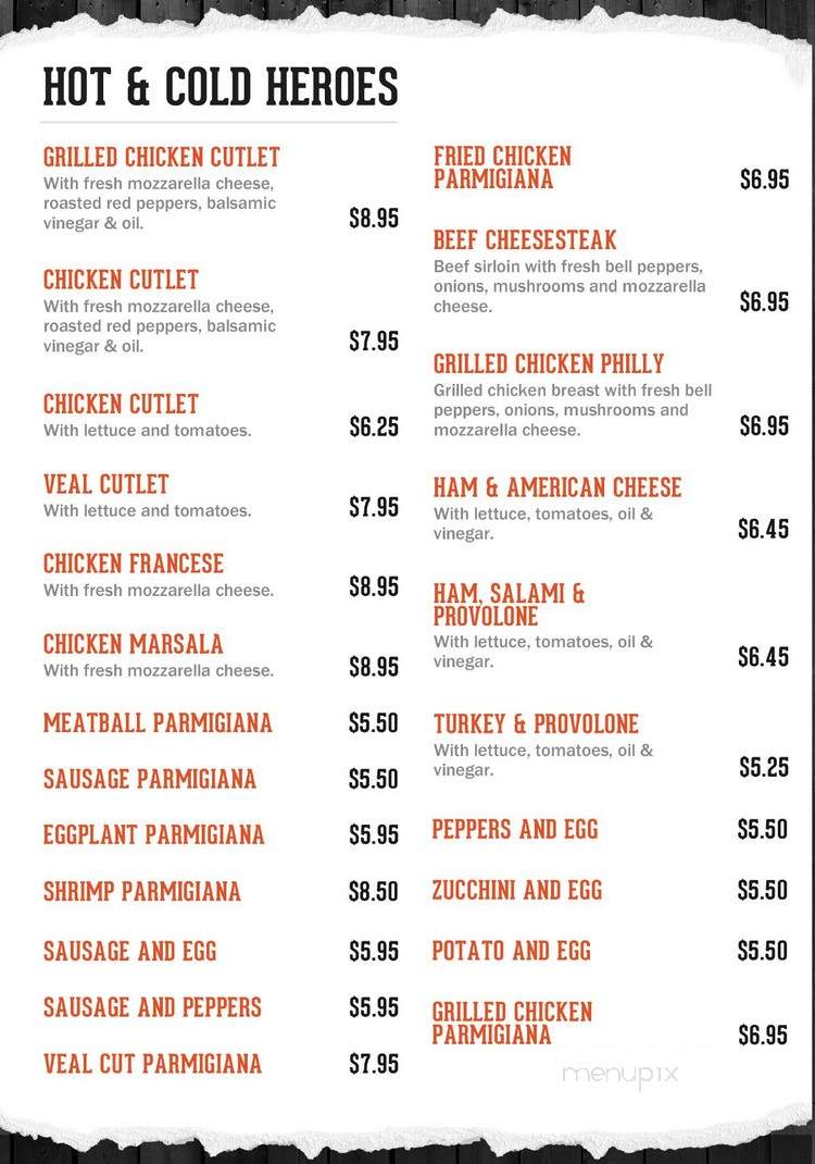 Big Apple Pizza - Cranford, NJ menu_pic