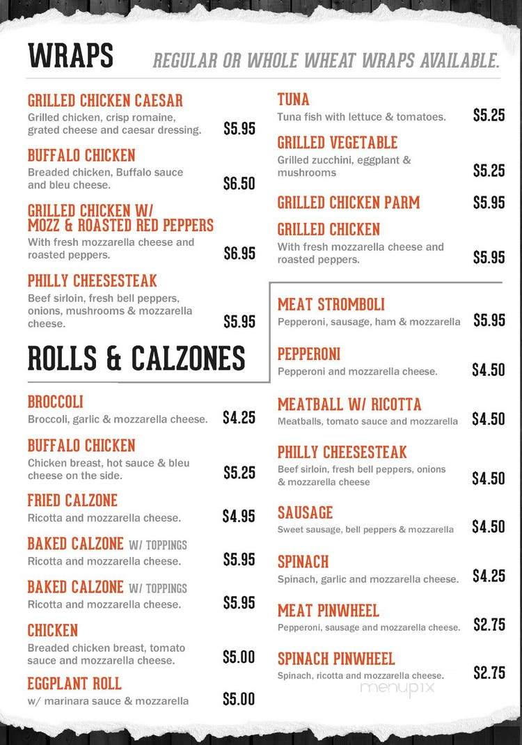 Big Apple Pizza - Cranford, NJ menu_pic