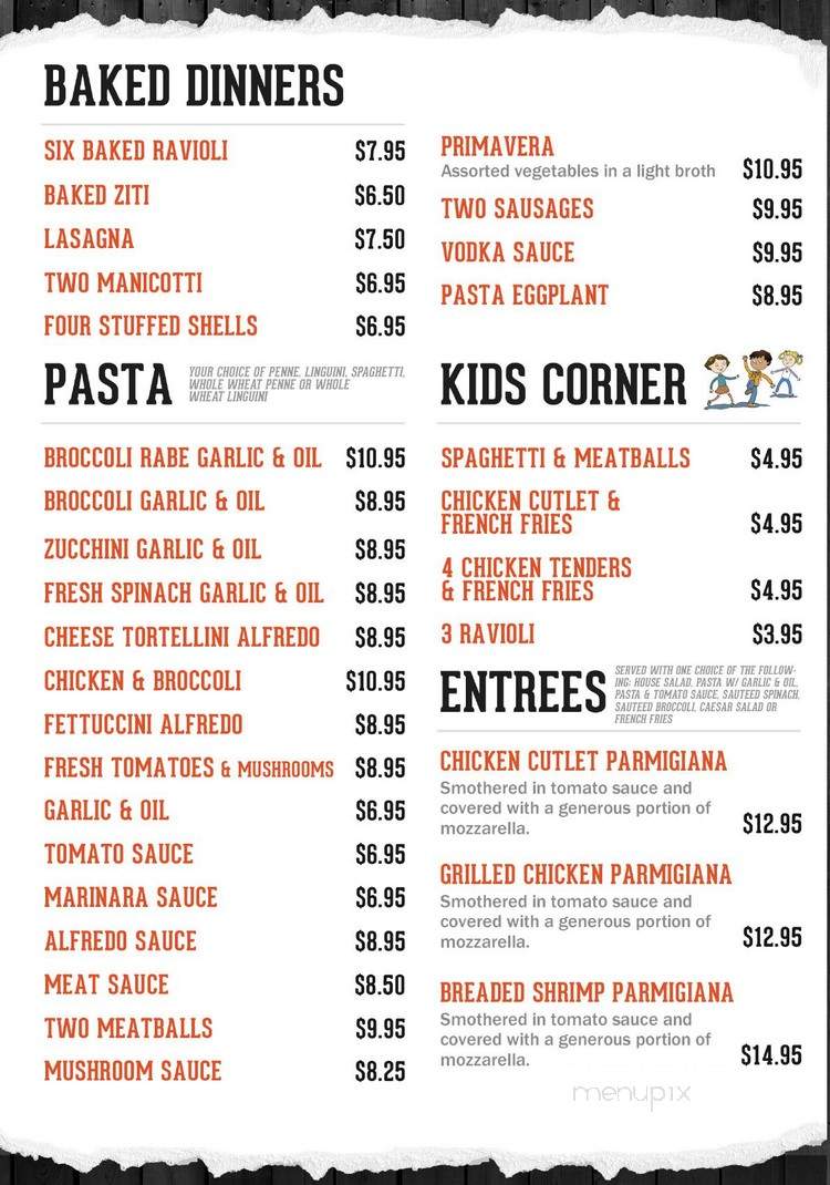 Big Apple Pizza - Cranford, NJ menu_pic