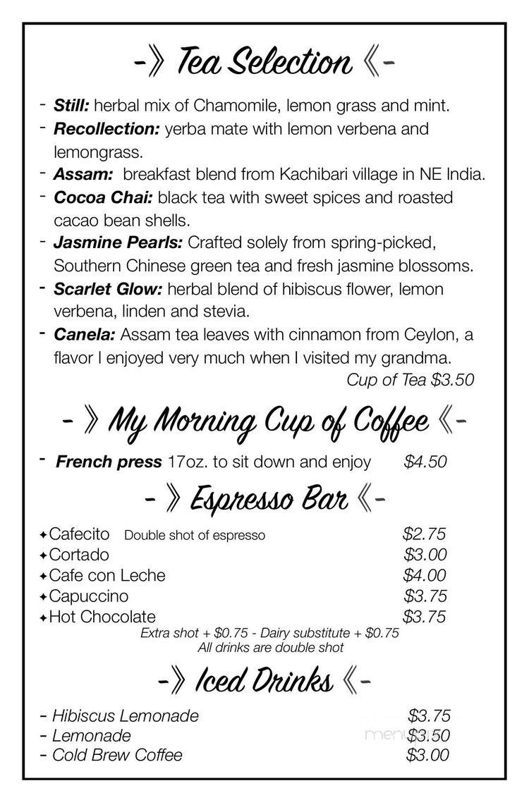 Jezabel's Studio - Philadelphia, PA menu_pic