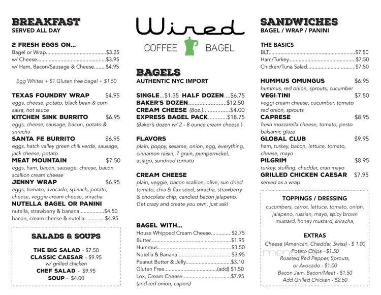 Wired Coffee and Bagel - Albany, NY