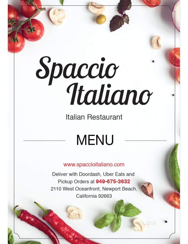 Spaccio Italiano - Newport Beach, CA