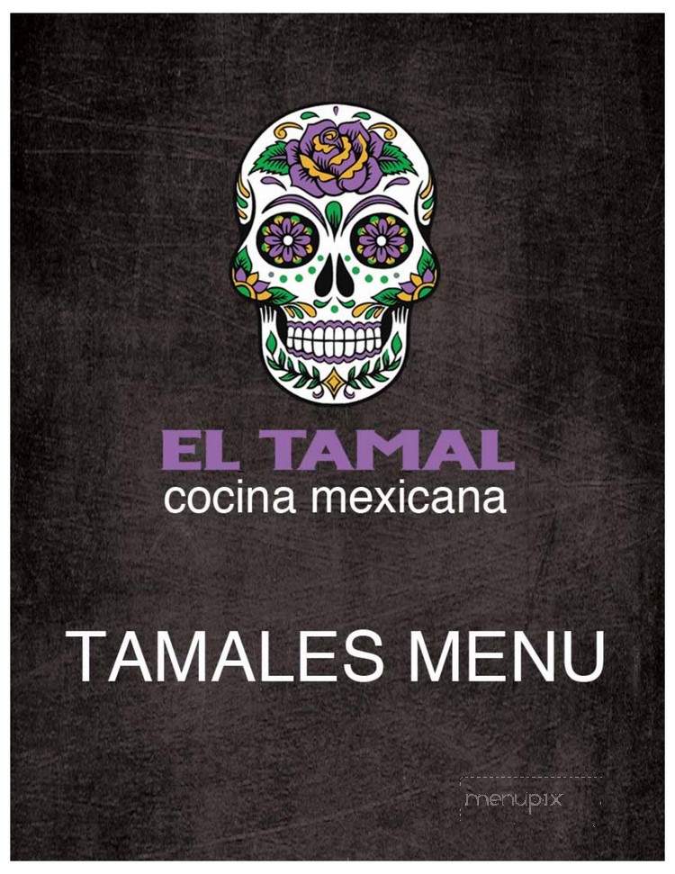 El Tamal Cocina Mexicana - Garden Grove, CA menu_pic