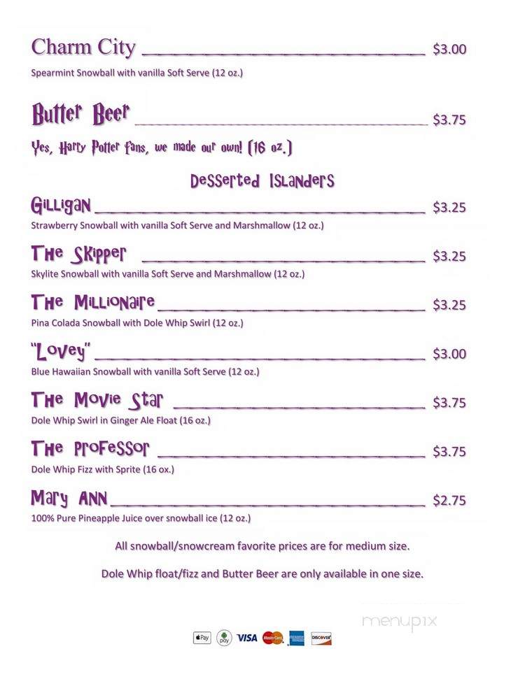Desserted Isle - Taylors, SC menu_pic