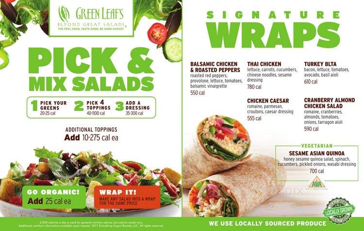 Green Leaf's & Bananas - Orlando, FL menu_pic