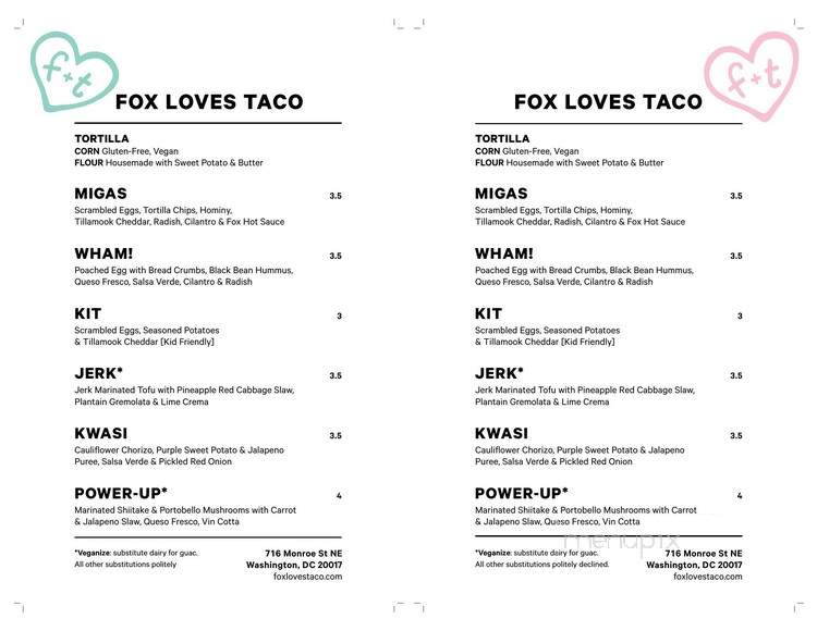 Fox Loves Taco - Washington, DC