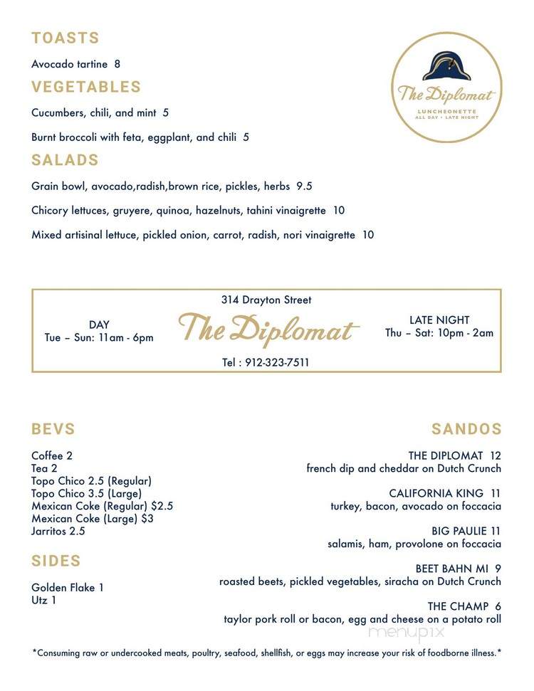 The Diplomat Luncheonette - Savannah, GA