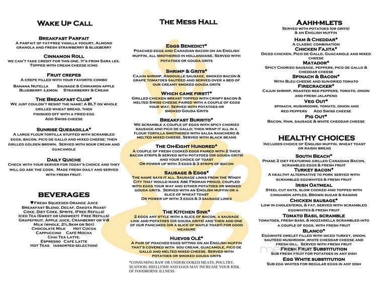Reveille Coffeehouse Cafe - Sugar Hill, GA menu_pic
