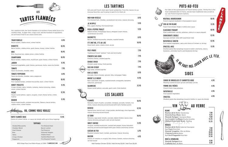 Flambee Cafe - Baton Rouge, LA menu_pic
