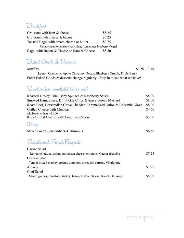 Lowco Cafe - Wando, SC menu_pic
