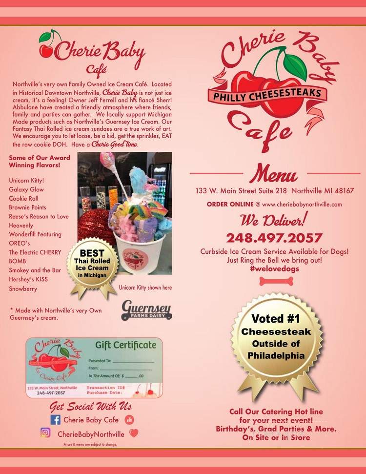 Cherie Baby Ice Cream Cafe - Northville, MI