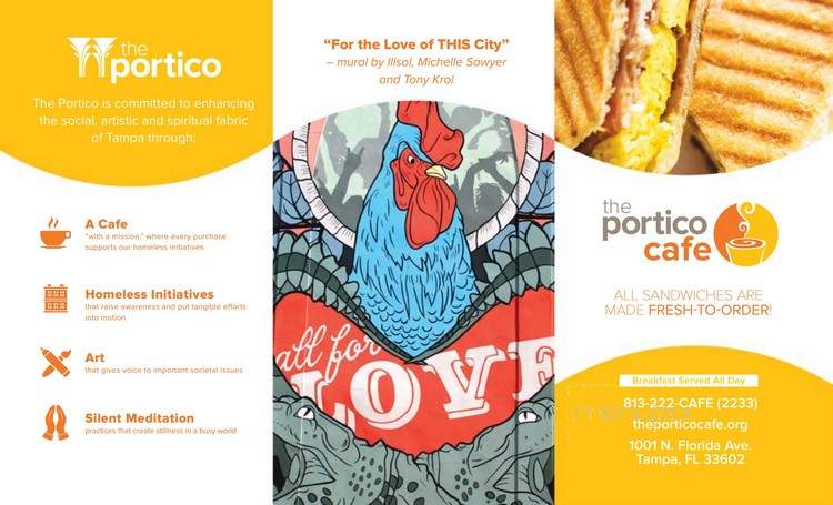 The Portico Cafe - Tampa, FL menu_pic
