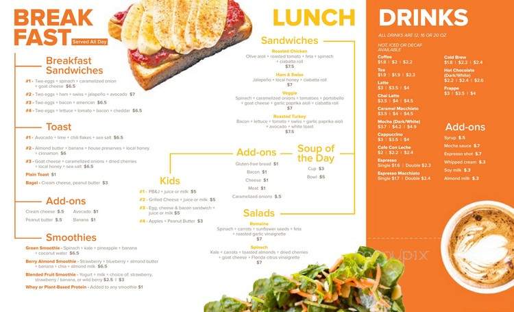 The Portico Cafe - Tampa, FL menu_pic