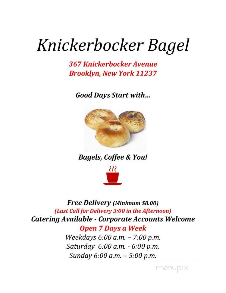 Knickerbocker Bagel - Brooklyn, NY