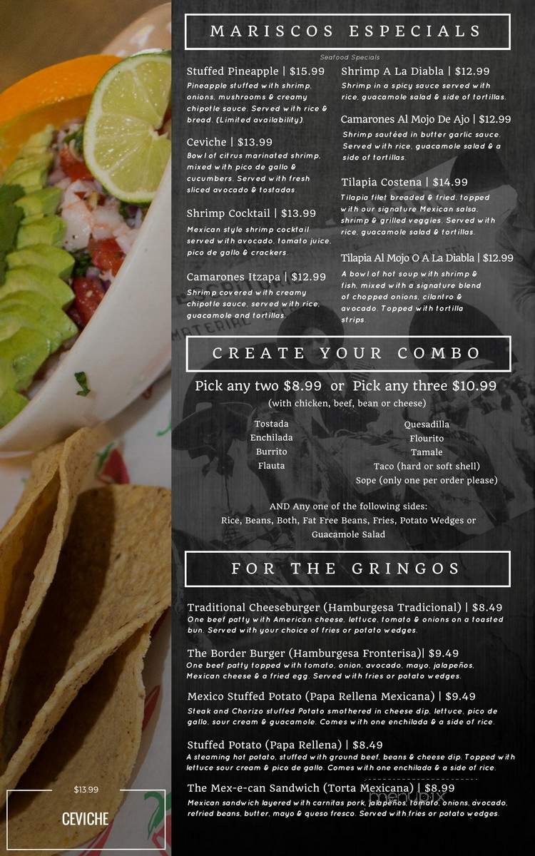 Adelita's - North Liberty, IA menu_pic