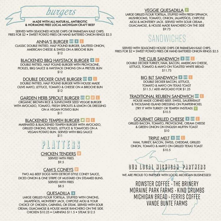 Anna's House - Westland, MI menu_pic