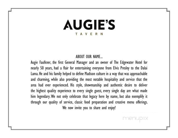 Augie's Tavern - Madison, WI menu_pic