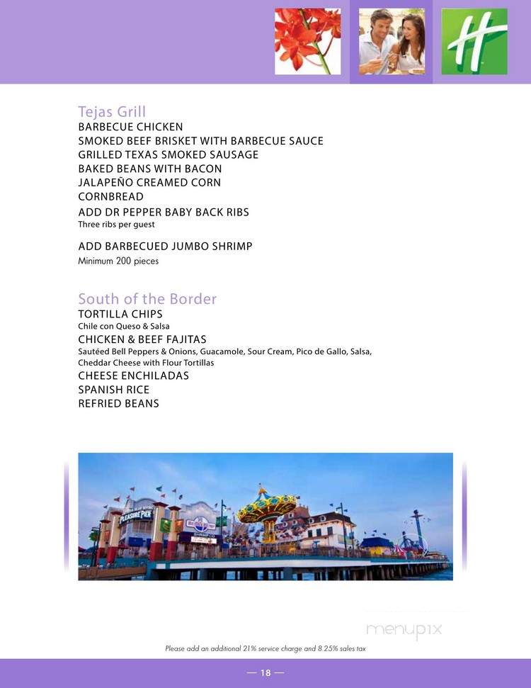 B Jigger's - Galveston, TX menu_pic