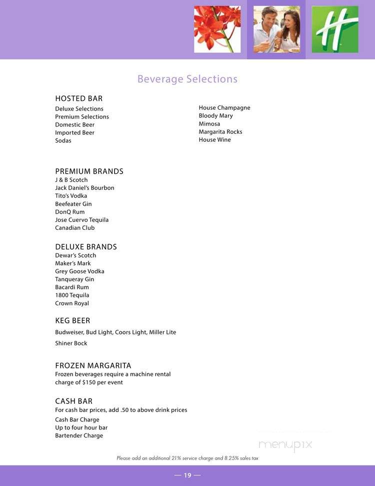 B Jigger's - Galveston, TX menu_pic