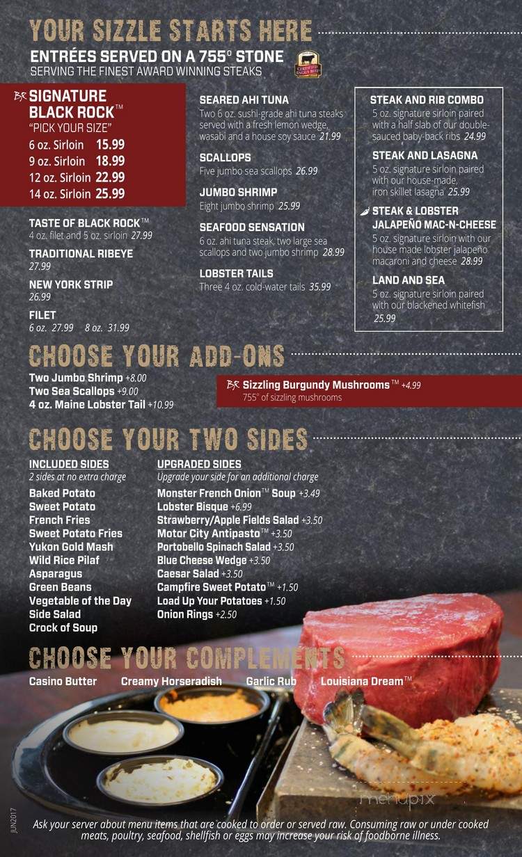 Black Rock Bar and Grill - Ann Arbor, MI menu_pic