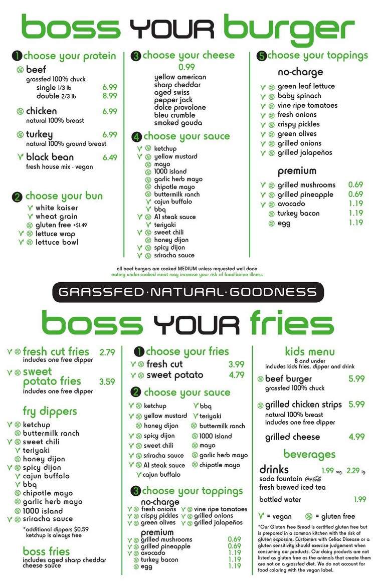Burger Boss - Tustin, CA menu_pic