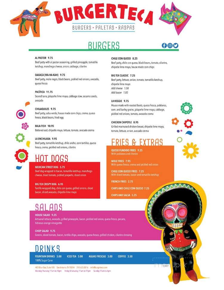 Burgerteca - San Antonio, TX menu_pic