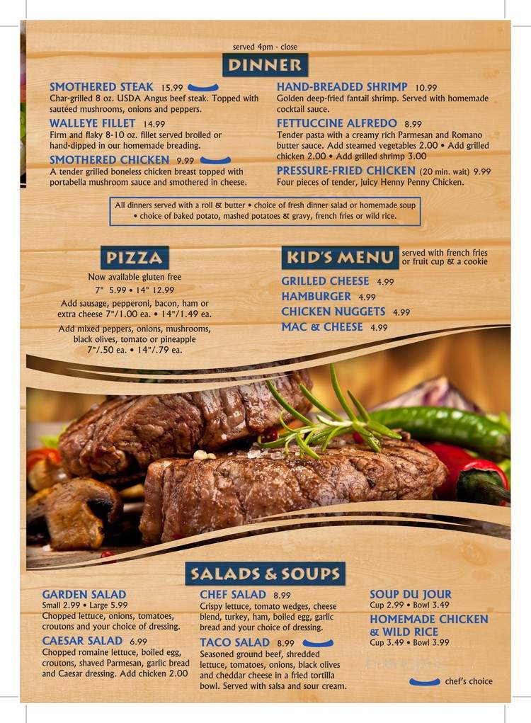 Cafe Manoomin - Crandon, WI menu_pic