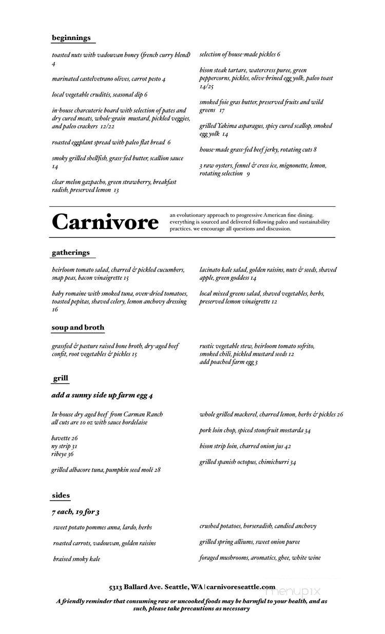Carnivore Seattle - Seattle, WA