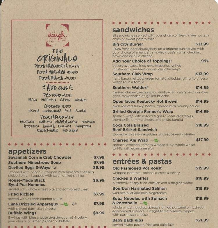 Cecilia's Southern Table - College Park, GA menu_pic