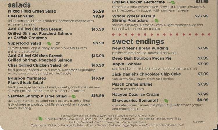 Cecilia's Southern Table - College Park, GA menu_pic