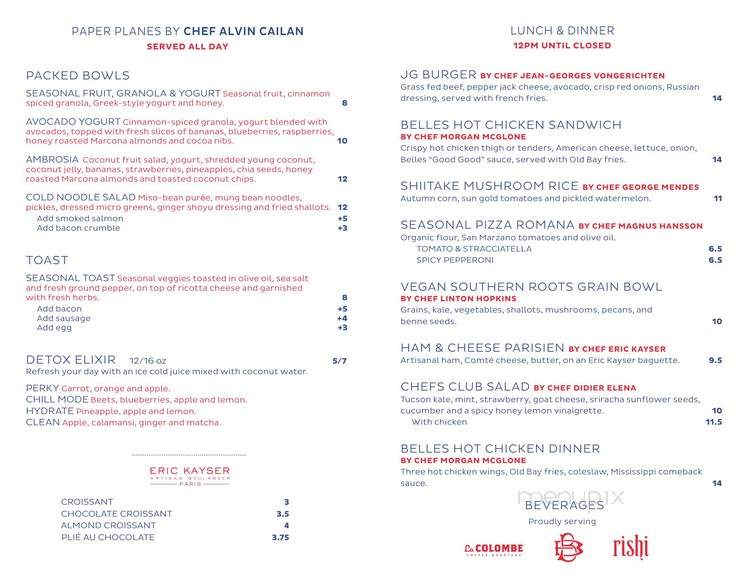 Chefs Club Counter - New York, NY menu_pic