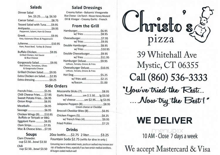 Christo's Pizza - Stonington, CT