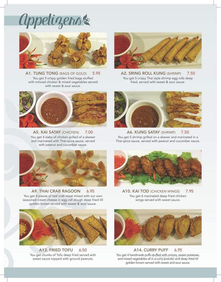 Daw Kun Thai - Manchester, NH menu_pic