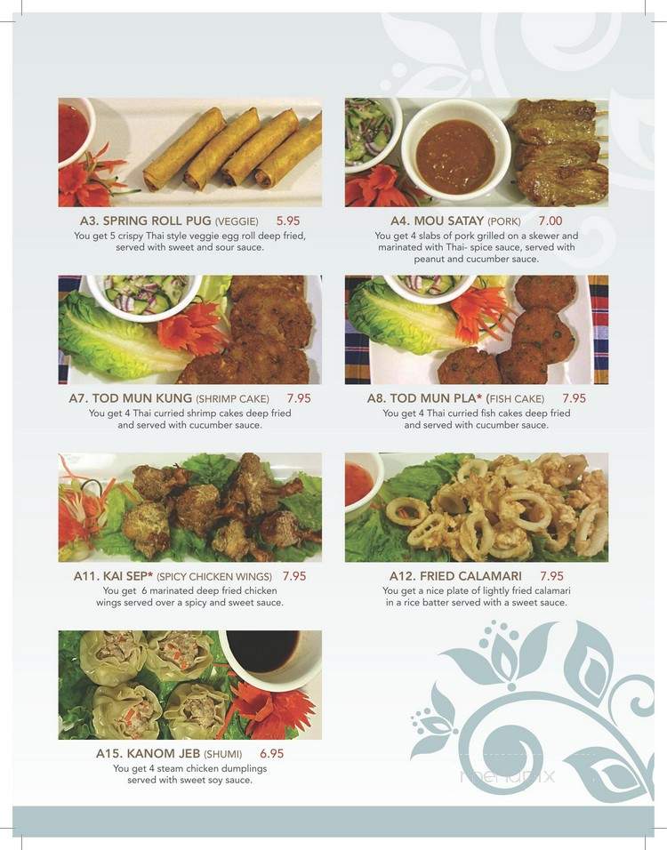 Daw Kun Thai - Manchester, NH menu_pic