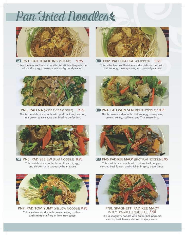 Daw Kun Thai - Manchester, NH menu_pic