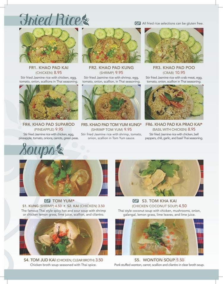 Daw Kun Thai - Manchester, NH menu_pic