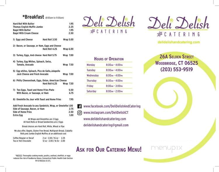 Deli Delish and Catering - Woodbridge, CT