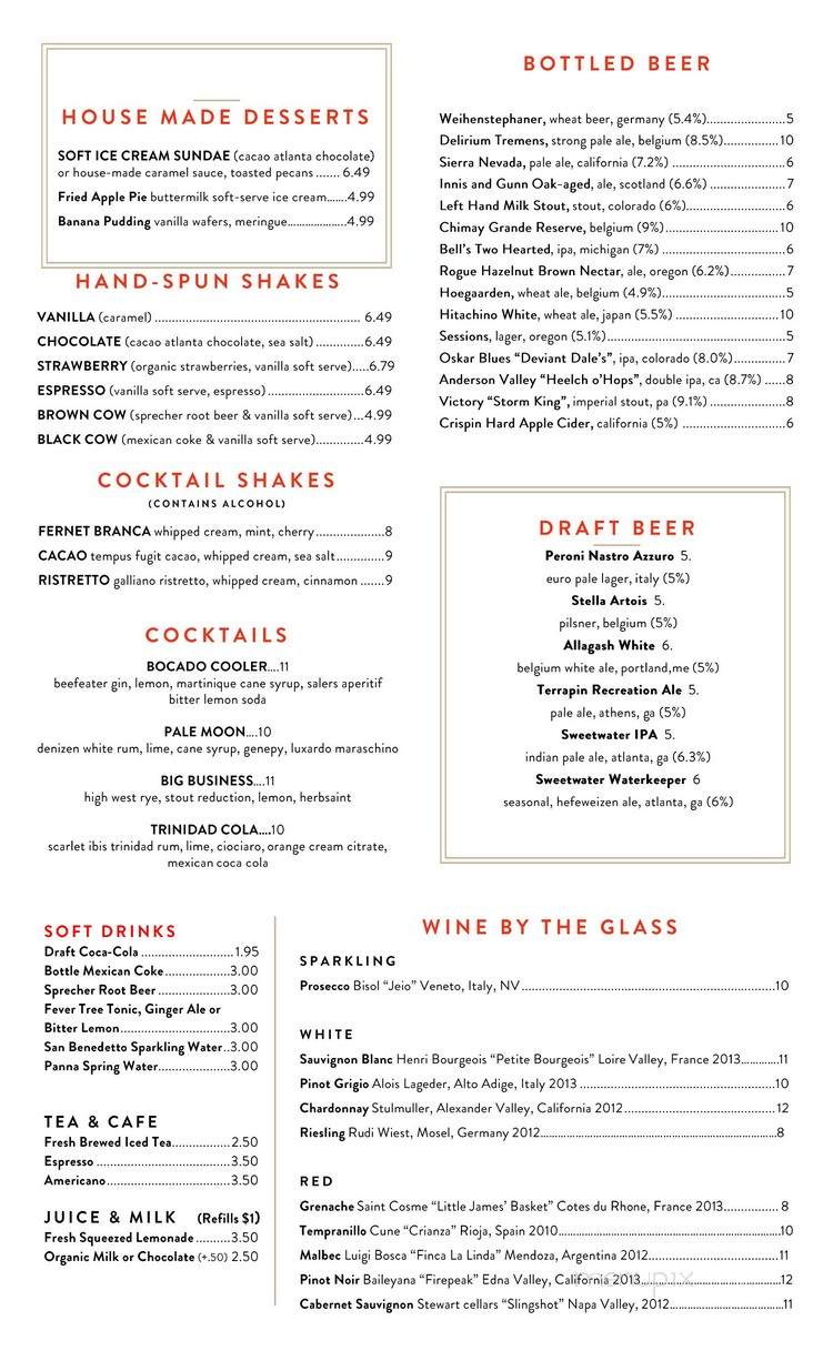District III - Alpharetta, GA menu_pic