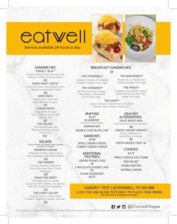 Eatwell - Las Vegas, NV menu_pic