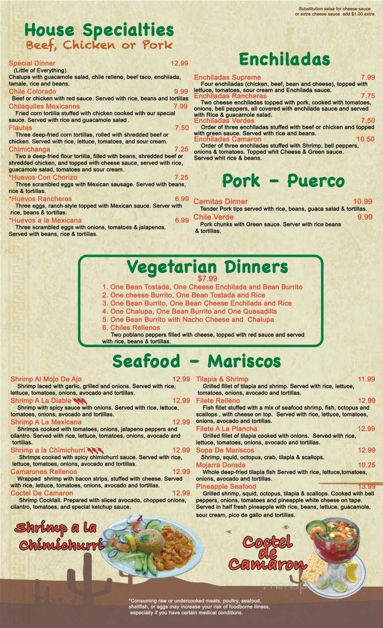 EL Maguey - Cleveland, TN menu_pic