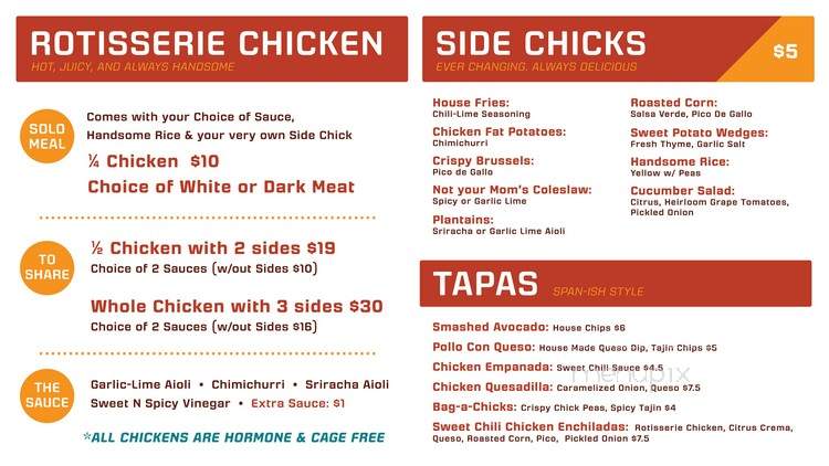 El Pollo Guapo - Wethersfield, CT menu_pic