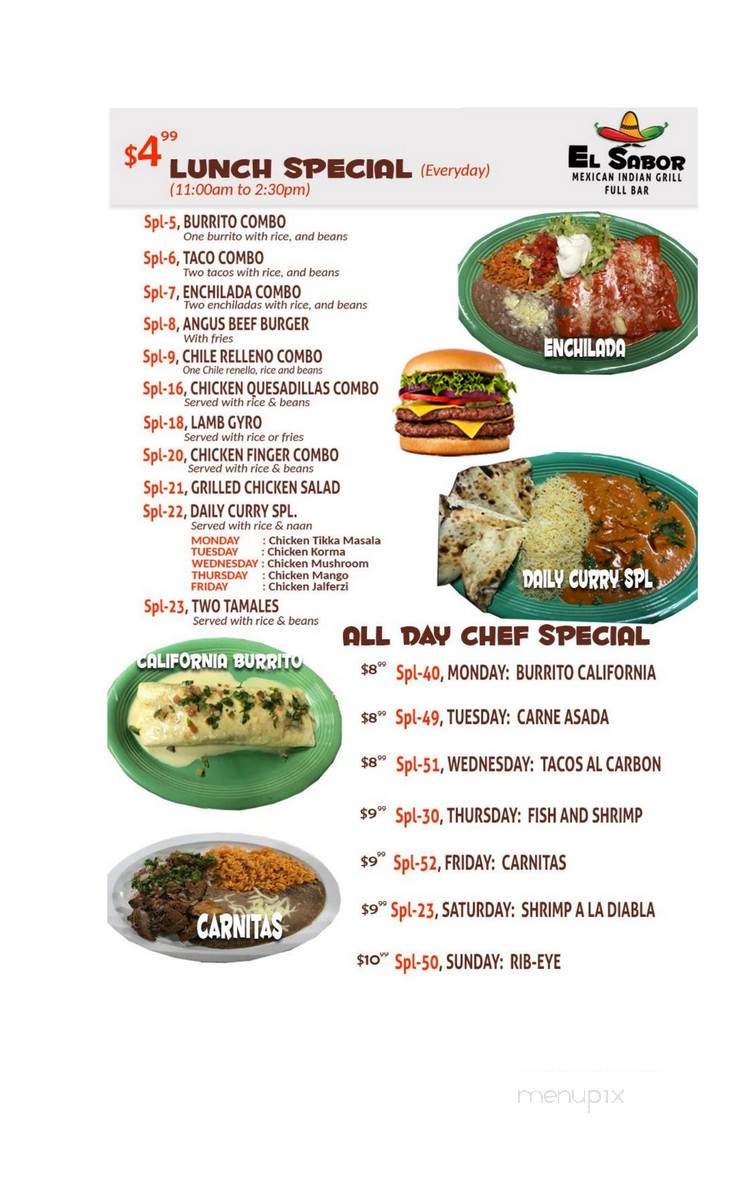 EL SaBor - Enterprise, AL menu_pic