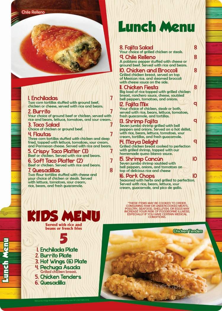 Fiesta Maya Lake Mary - Lake Mary, FL menu_pic