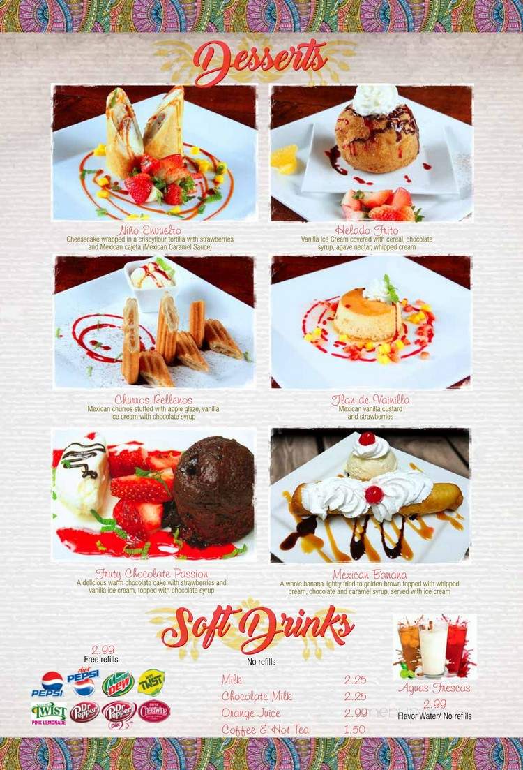 Fridas Mexican Kitchen and Cantina - Kernersville, NC menu_pic
