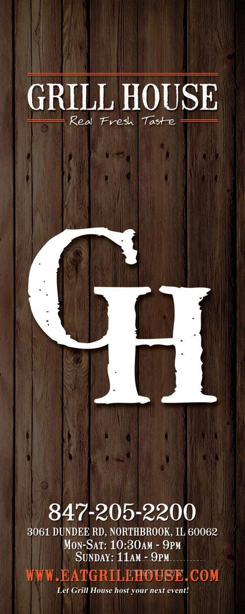Grill House - Northbrook, IL menu_pic