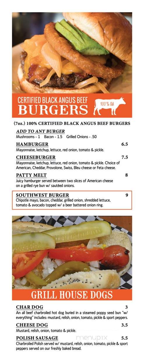 Grill House - Northbrook, IL menu_pic
